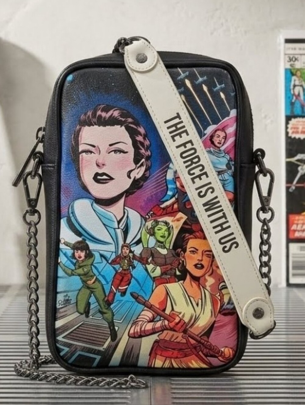 Disney Parks x Loungefly Star Wars Women of the Galaxy Sling Crossbody Bag